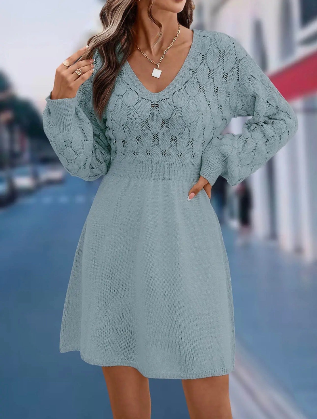 The Willow Knit Sweater Dress